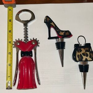 Corkscrew Bottle Opener Wine Stoppers Set